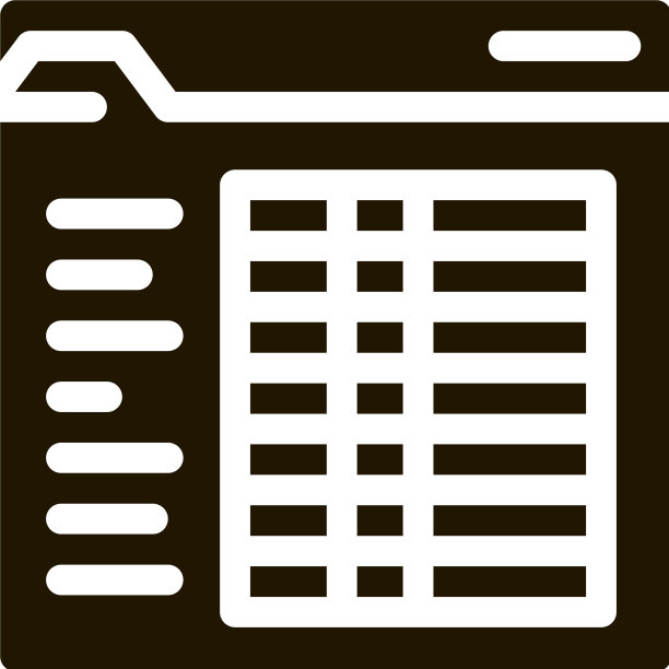 学生统计文件夹图标字形图片下载