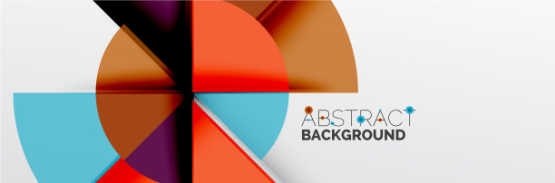 明亮的颜色圆圈抽象圆形的形状和图片下载