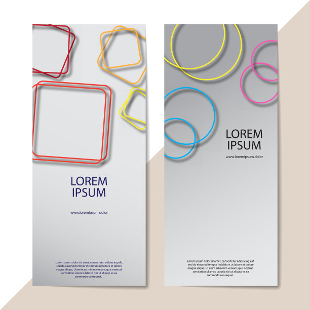 设置黑色条幅与几何形状的颜色图片下载