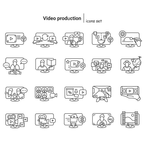 视频图标设置视频通话web会议图片下载