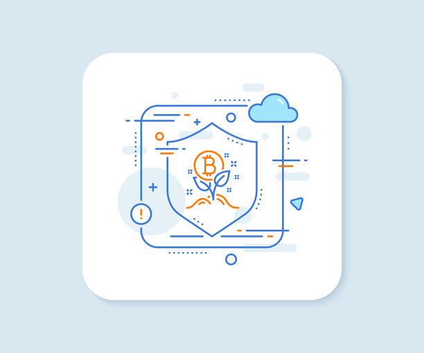 比特币线图标加密货币创业标志图片下载