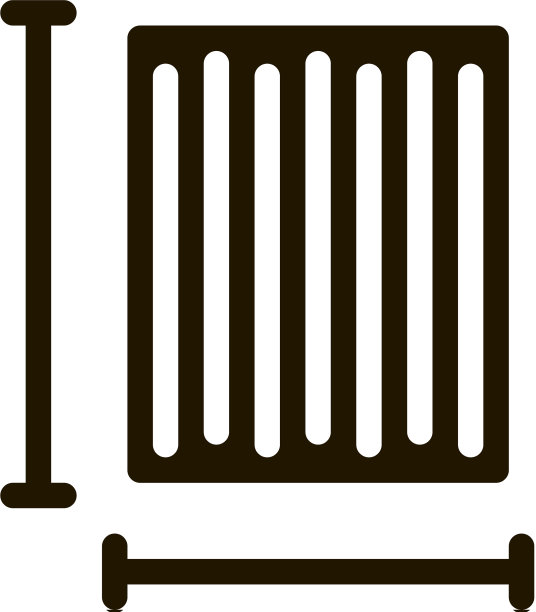 床垫宽度长度图标图片下载