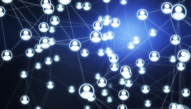 社交网络的背景图片下载