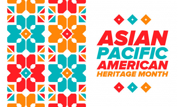 亚太裔美国人传统月。在五月庆祝。它庆祝美国亚裔美国人和太平洋岛民的文化、传统和历史。海报、卡片,横幅。向量图片下载