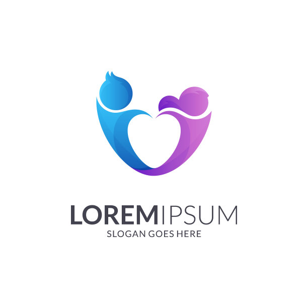 好玩的儿童标志模板图片下载