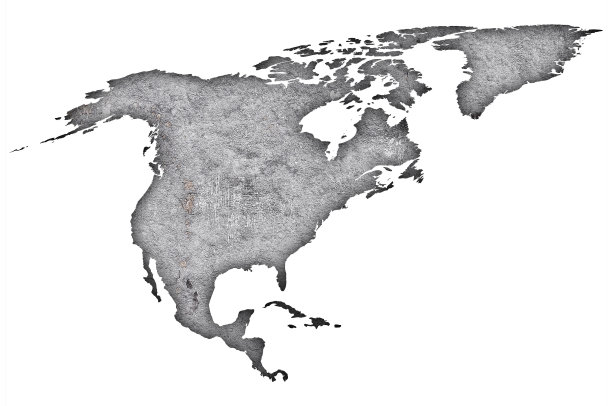 北美风化混凝土地图，图片下载