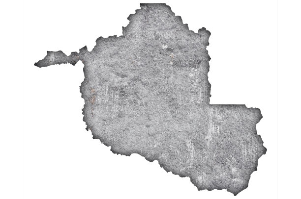 隆多尼亚地图风化混凝土，图片下载