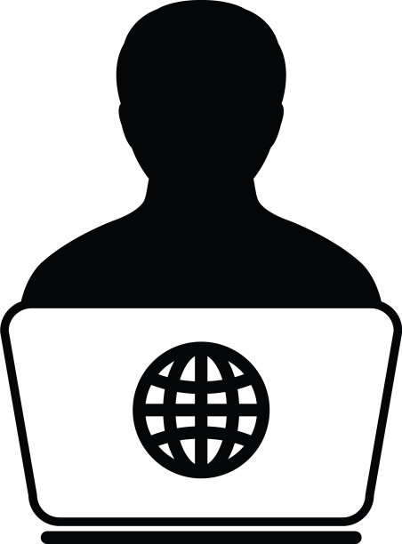 员工图标从家里在线工作图片下载