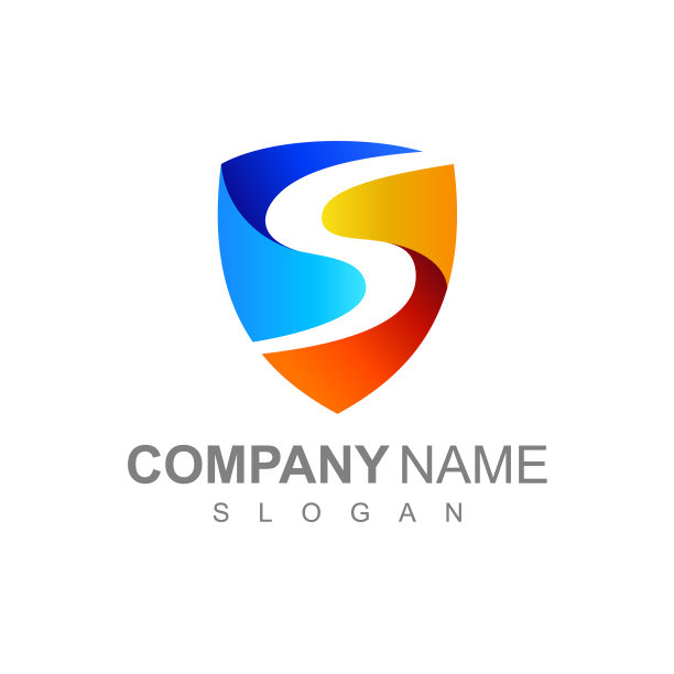 盾字母徽章徽章标志模板图片下载