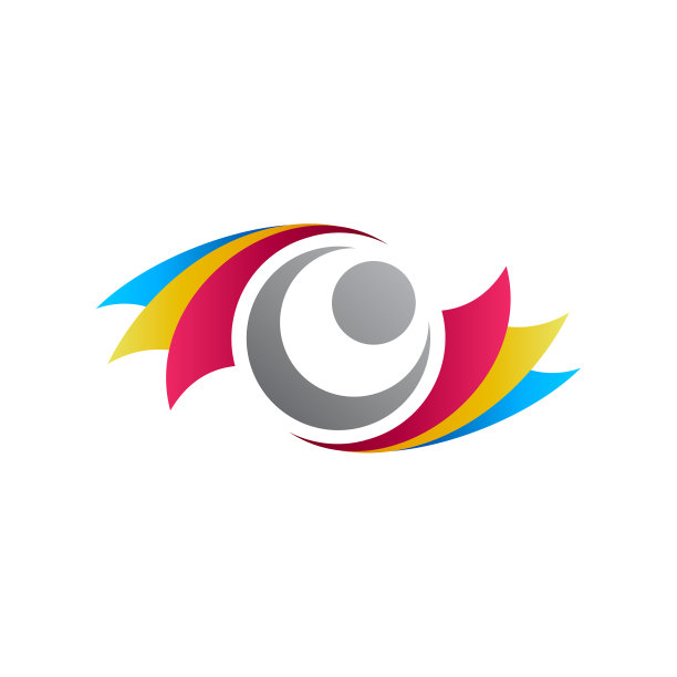 眼睛数据Logo设计图片下载