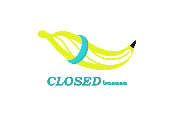封闭的香蕉图片下载