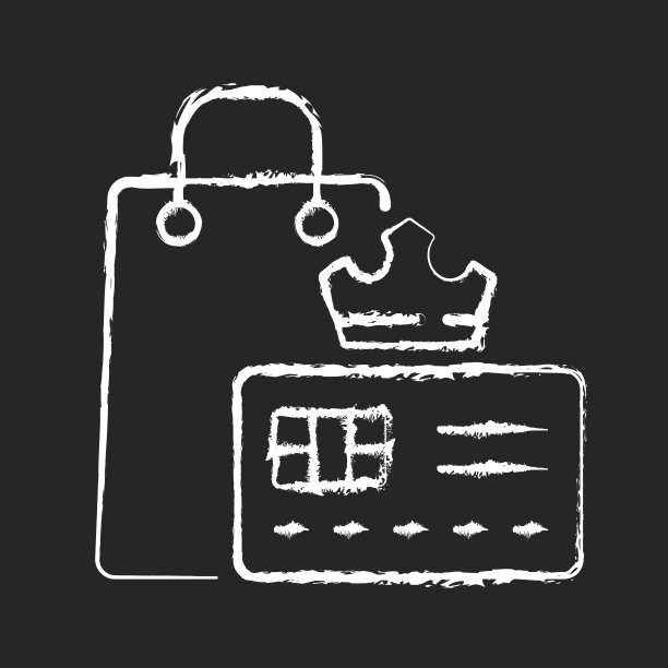 Vip会员粉笔白色图标上的黑色背景图片下载