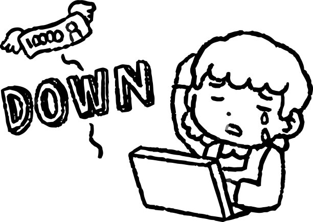 黑白家庭主妇投资亏本图片下载