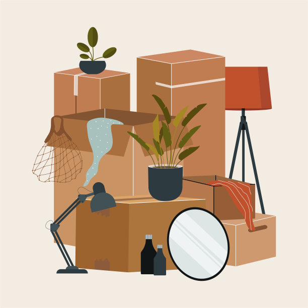 一套独立的纸箱移动图片下载