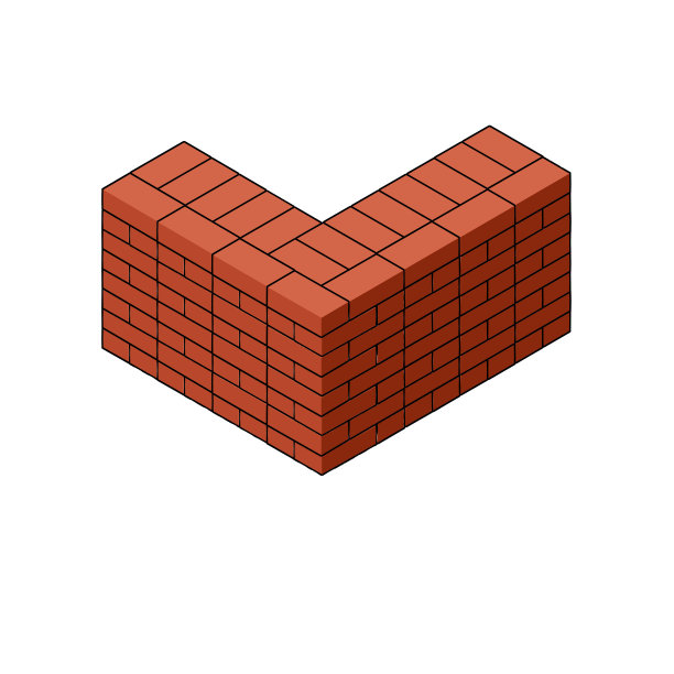 红砖墙的房子。建筑构造要素。图片下载