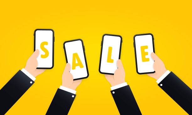 销售旗帜。广告。折扣报价。矢量在孤立的背景。每股收益10图片下载