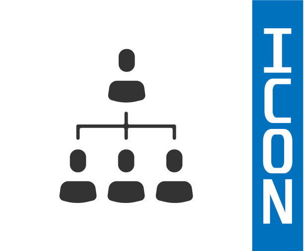 灰色业务层次组织图图片下载