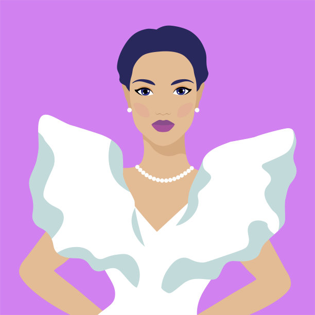 一个年轻美丽的女人的时尚肖像图片下载