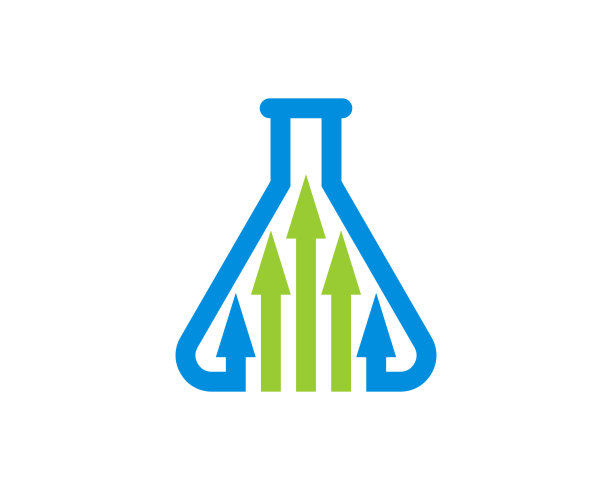 实验室试管中有箭头生长图片下载