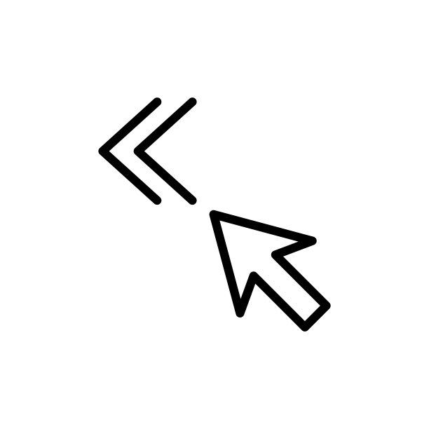 箭头鼠标指针图标最佳设计标志模板插图标志和符号图片下载