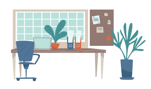 工作场所在家或办公室桌子和笔记本电脑图片下载