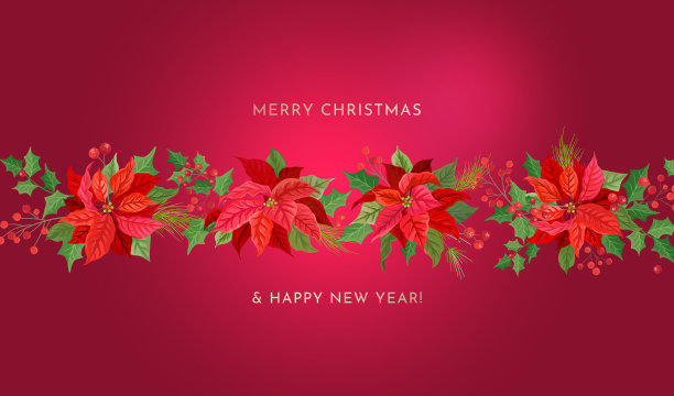 圣诞快乐，新年快乐背景图片下载