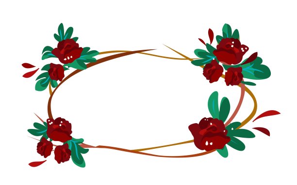 花框文本图片下载