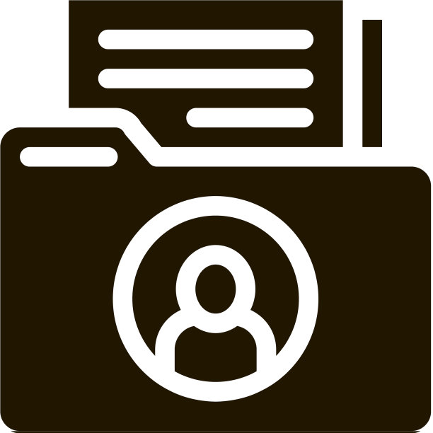 带有文件图标符号的文件夹图片下载