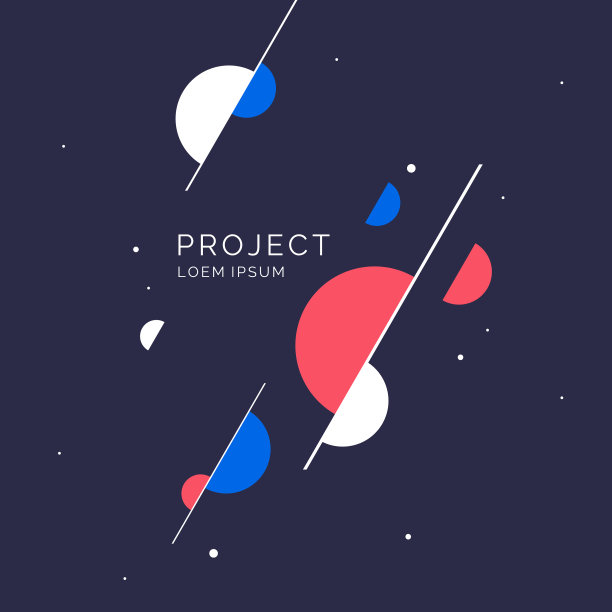 抽象几何背景的海报用图片下载