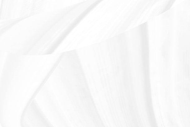 干净的编织时尚纺织品美丽柔软的织物抽象光滑的曲线形状装饰白色背景图片下载