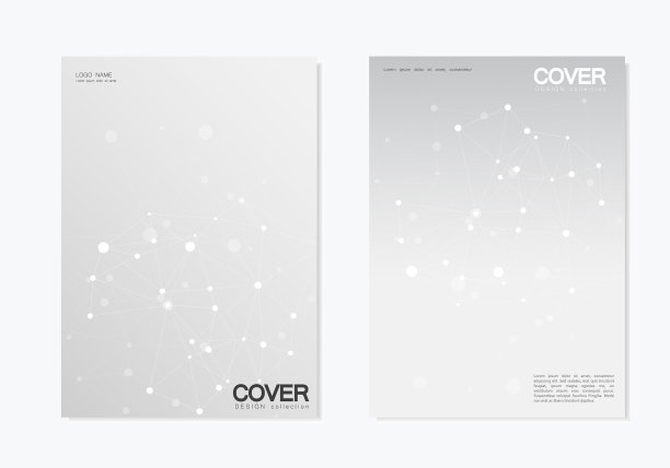 宣传册模板设计抽象连接图片下载