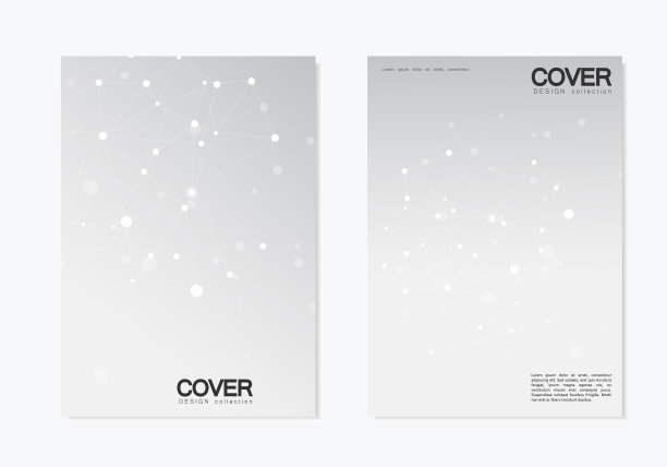 宣传册模板设计抽象连接图片下载