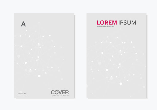 宣传册模板设计抽象连接图片下载