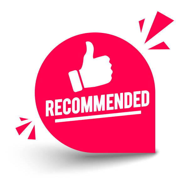 矢量插图现代按钮与文本推荐图片下载