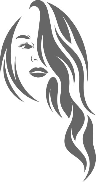 发型标志设计模板发廊和发廊图片下载