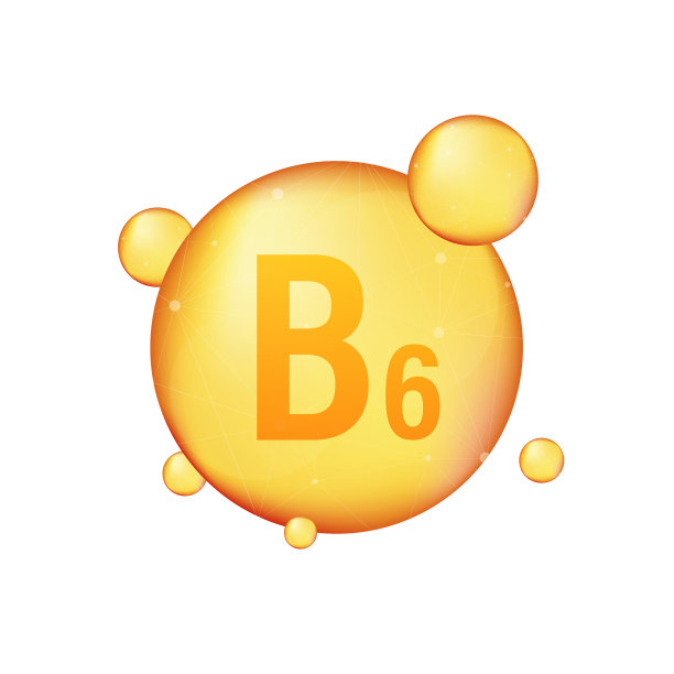 维生素b6黄金闪亮图标抗坏血酸图片下载