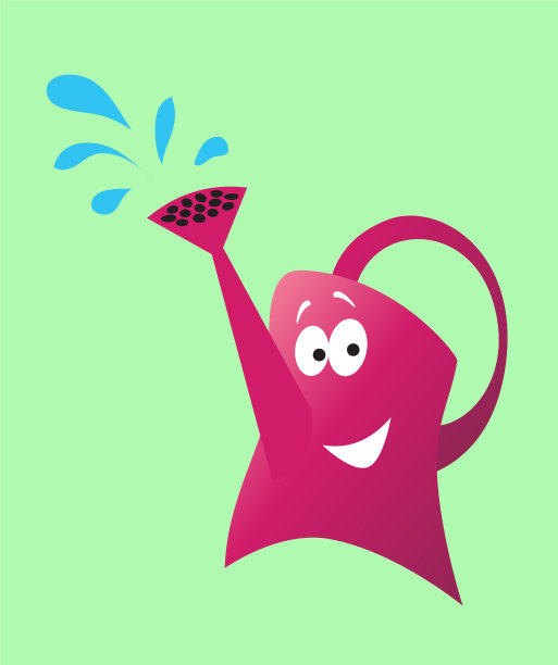 花园喷壶作为漫画人物图片下载