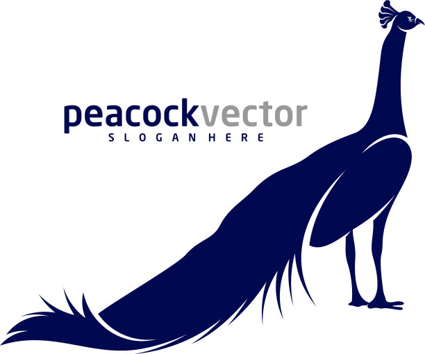 孔雀标志设计模板孔雀鸟图片下载