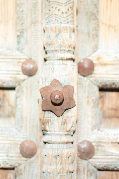 仿古木质印度门图片下载