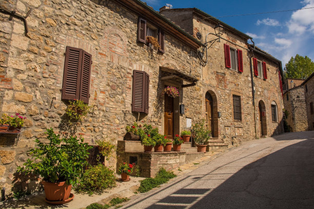 托斯卡纳的圣洛伦佐大街图片下载