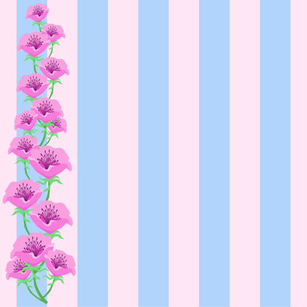 银莲花花装饰背景材料图片下载