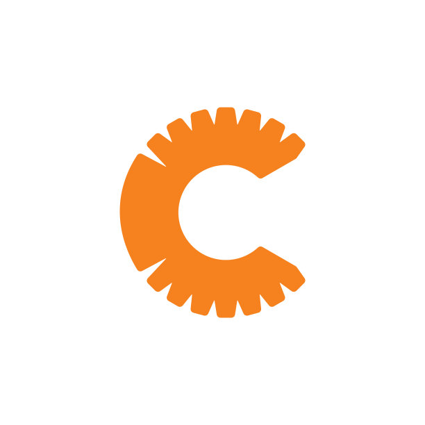 字母c锯圆设计工业标志图片下载