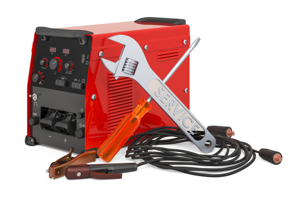 多工序焊机维修，白底3D渲染隔离图片下载