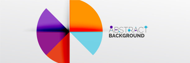 明亮的颜色圆圈抽象圆形的形状和图片下载