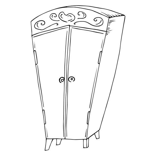 衣橱图标一个神奇的衣橱手绘图片下载