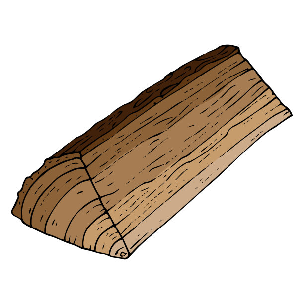 原木纹理手工绘制的原木图片下载