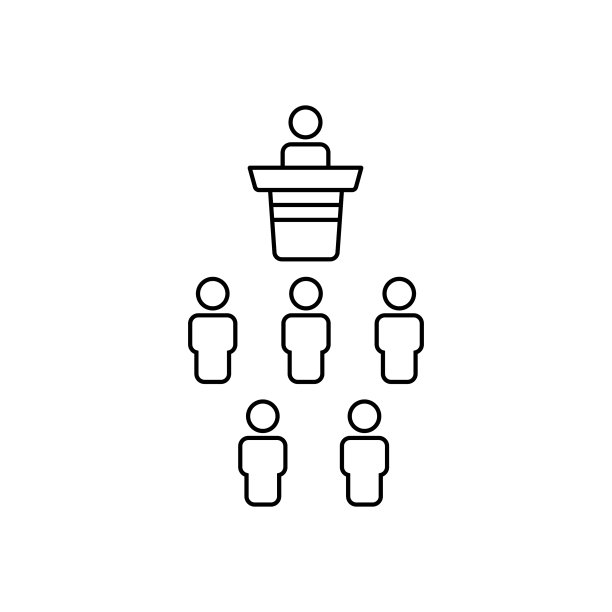 业务团队工作线图标图标领导者图片下载
