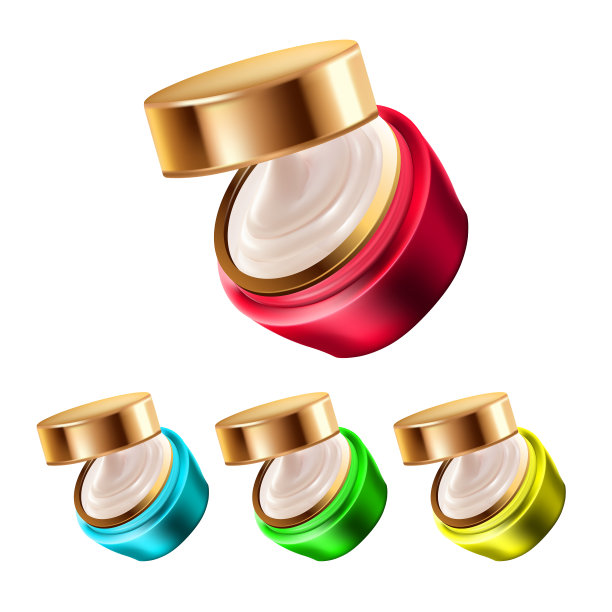 晚霜容器化妆化妆集图片下载