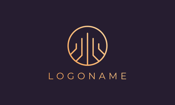 物业标志模板简洁而奢华图片下载