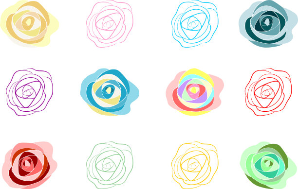 把玫瑰花孤立地放在一朵白色的花上图片下载